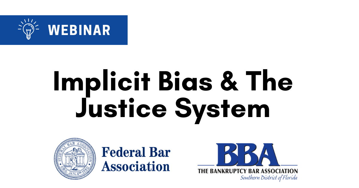 Implicit Bias & The Justice System